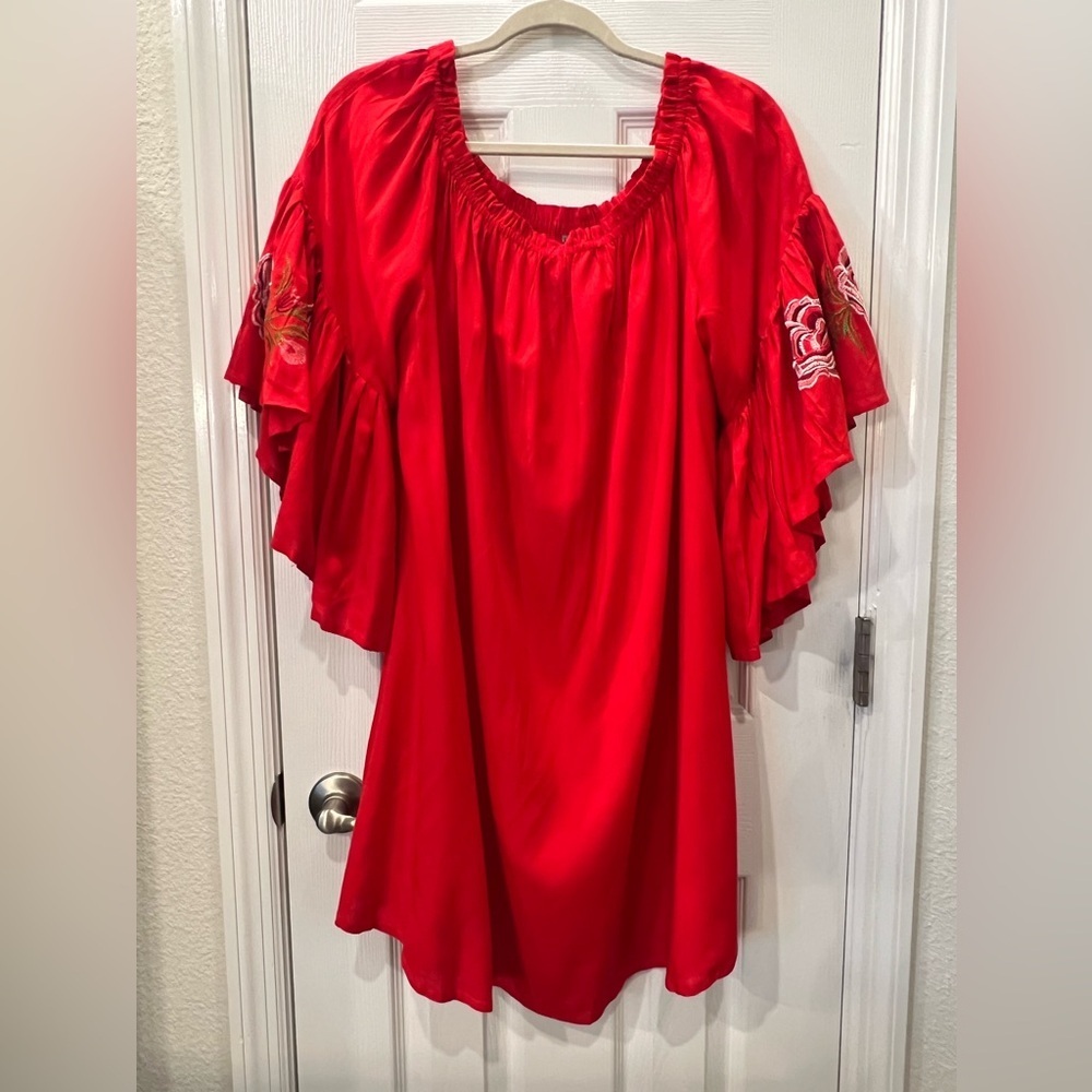 2X off the shoulder dress - Picture 4 of 5
